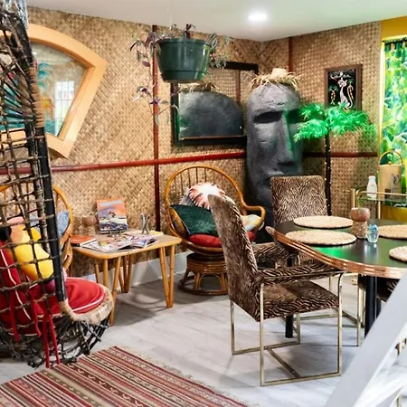Tropical Tiki Hut Villa